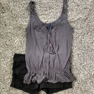 American Eagle Button Up Tank - Size S/P